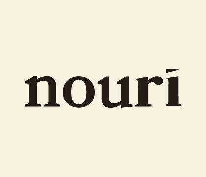 nouri reversed wordmark