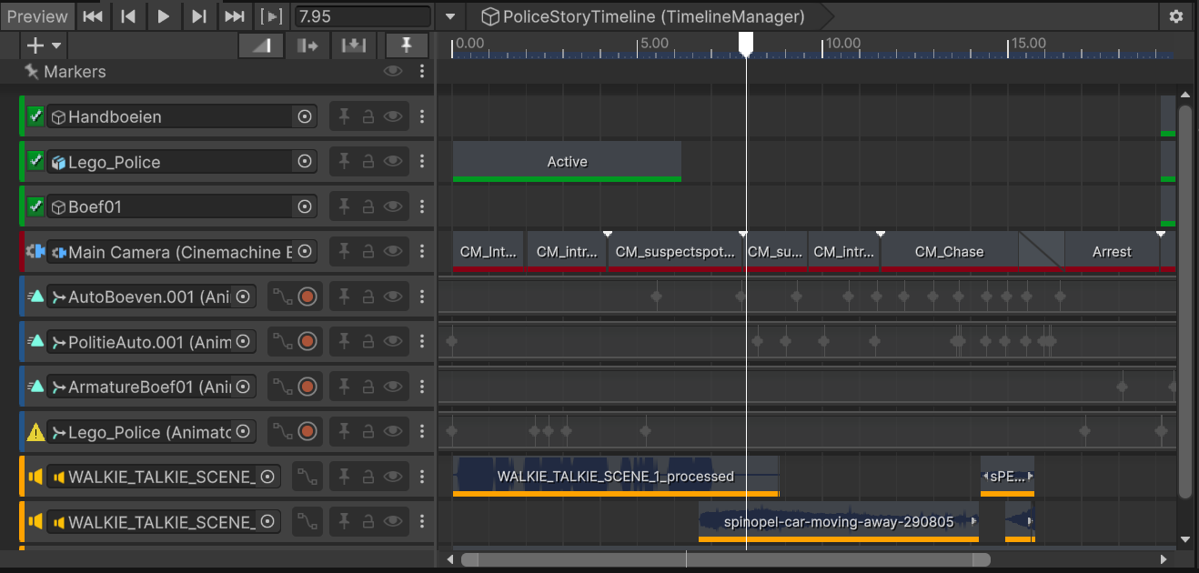 Timeline editor
