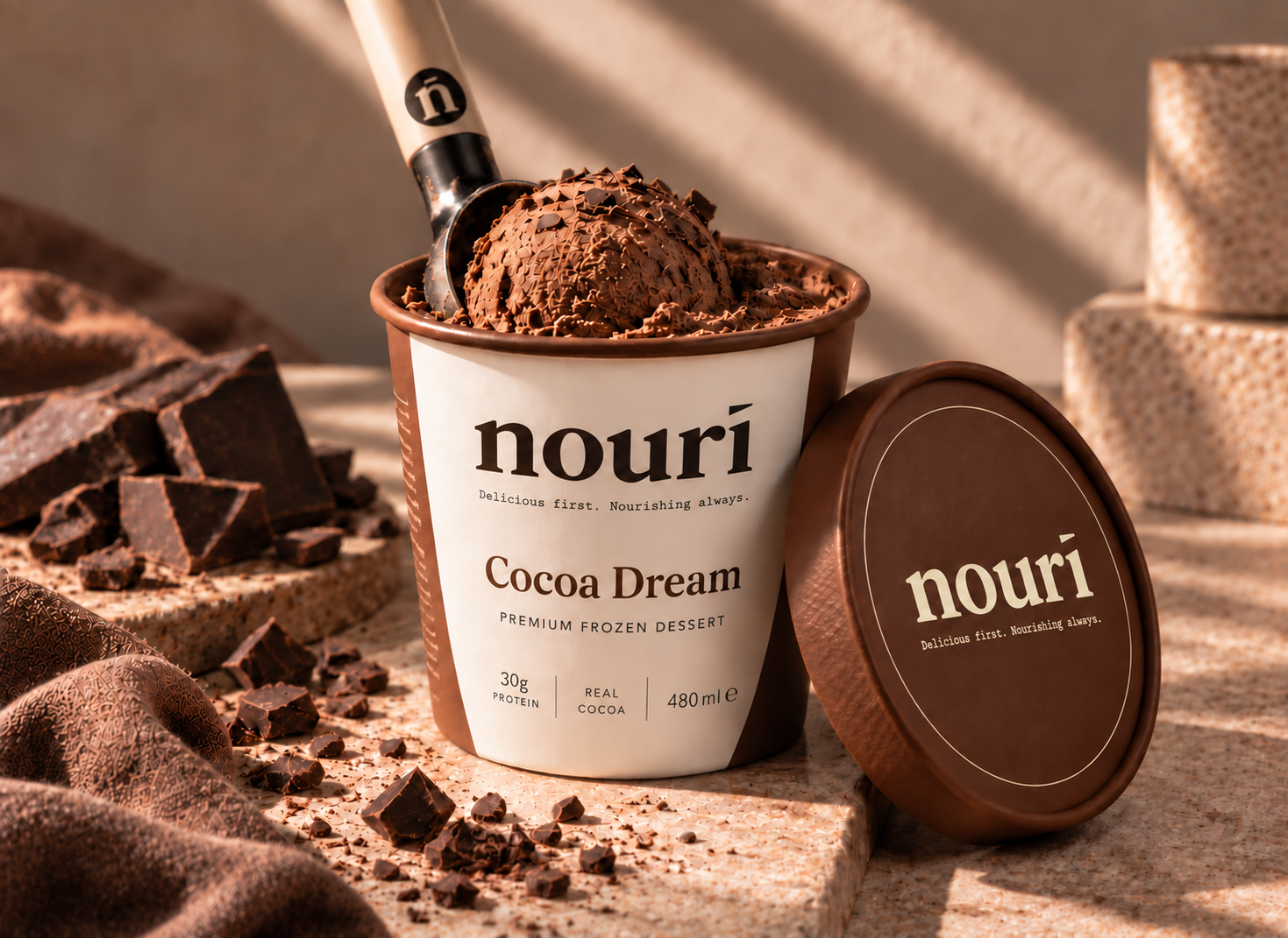 Nouri product photography